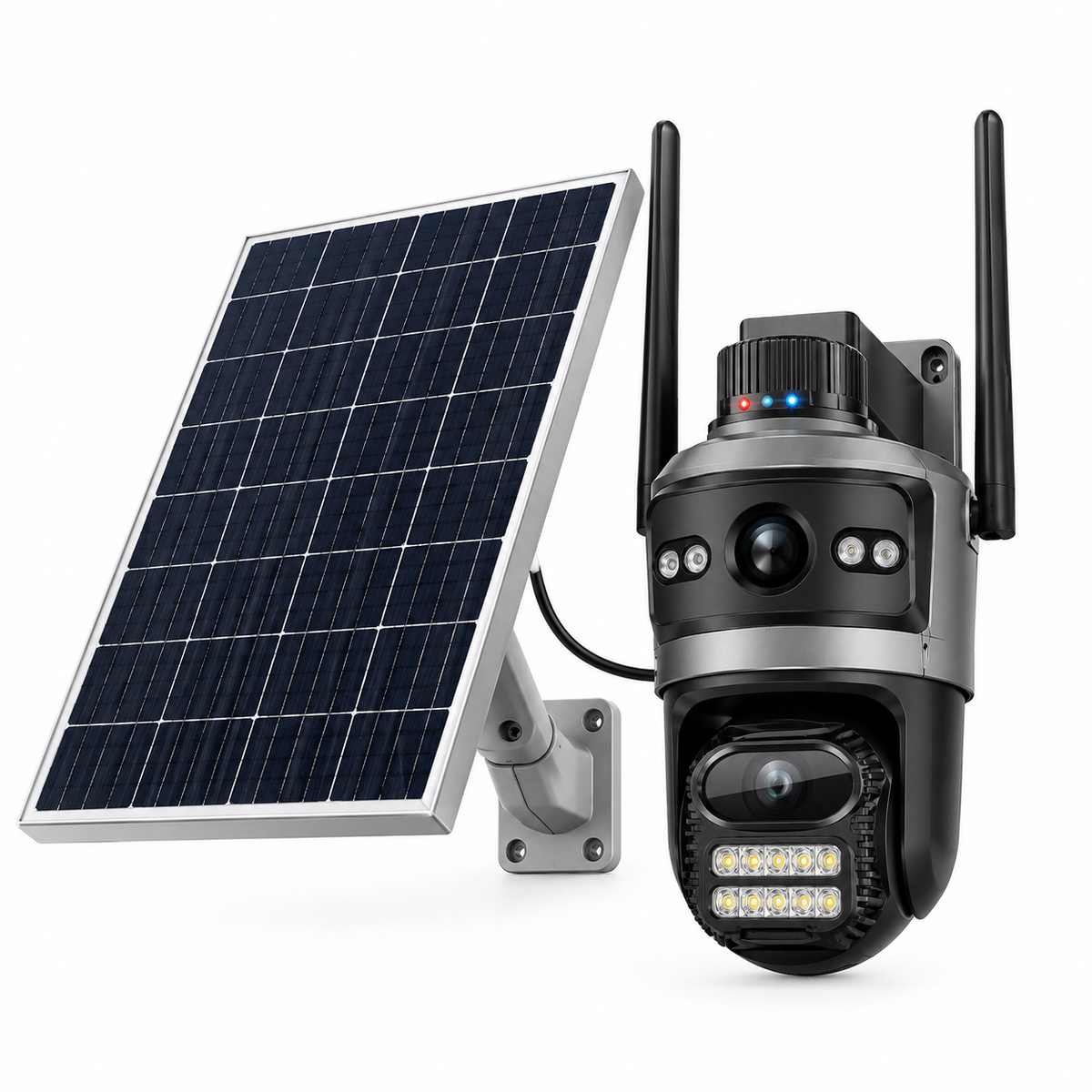 Cámara de seguridad solar con chip 4G y doble lente Security Life