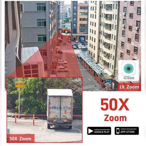 Cámara PTZ doble lente zoom óptico 50X – Security Life (imagen 1)