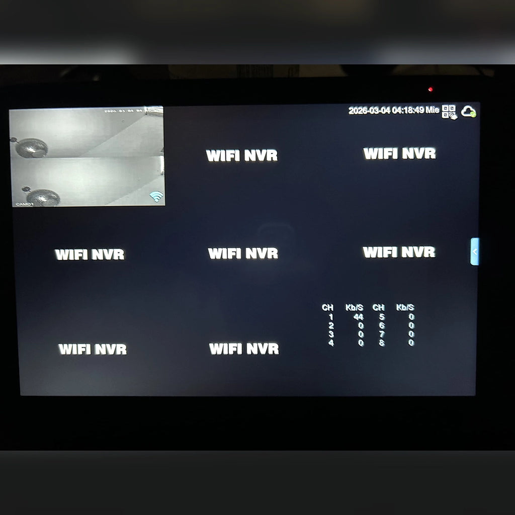 Kit NVR WiFi con pantalla táctil 10" y 4 cámaras PTZ – Security Life (imagen 4)